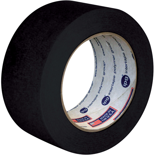 Utility Grade Coloured Masking Tape, 24 mm (1") x 55 m (180'), Black D. Morneault & Fils
