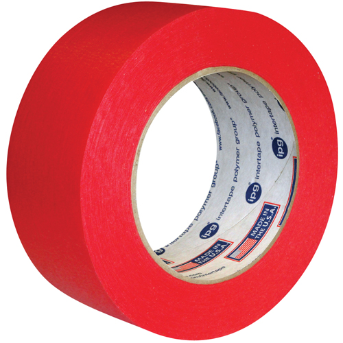 Utility Grade Coloured Masking Tape, 24 mm (1") x 55 m (180'), Red D. Morneault & Fils