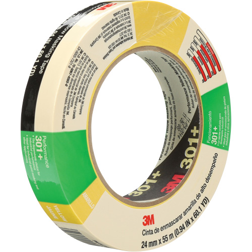 Ruban-cache performance 301+, 24 mm (1") x 54,8 m (180'), Jaune D. Morneault & Fils