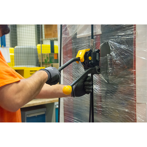 Outil pour scellage manuel sans joint de feuillards d'acier D. Morneault & Fils