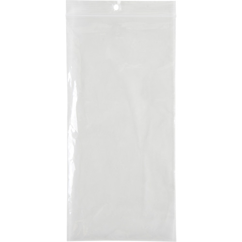 Poly Bags, Reclosable, 8" x 4", 2 mils D. Morneault & Fils