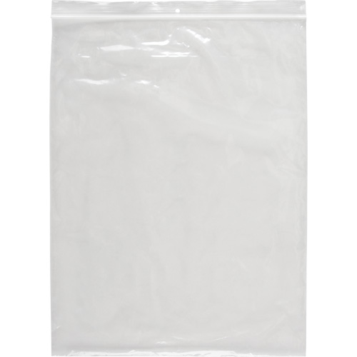 Sacs en poly, Refermable, 13" x 10", 2 mils D. Morneault & Fils