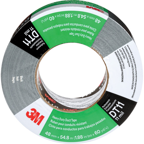 Ruban adh&eacute;sif robuste DT11, 11 mils, Noir, 48 mm (2") x 55 m (180') D. Morneault & Fils