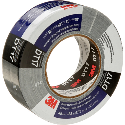 DT17 Super-Duty Duct Tape, 17 mils, Black, 48 mm (2") x 32 m (105') D. Morneault & Fils