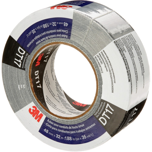 DT17 Super-Duty Duct Tape, 17 mils, Black, 48 mm (2") x 32 m (105') D. Morneault & Fils