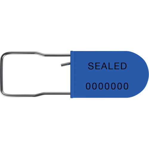UniPad S Security Seals, 1-1/2", Metal/Plastic, Padlock D. Morneault & Fils