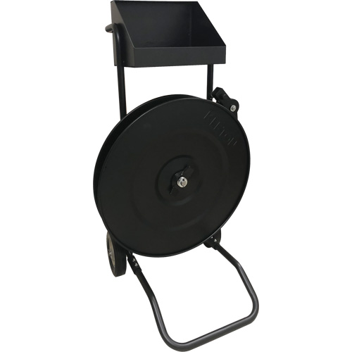 Distributeur de feuillards, Feuillard Polyester/Acier/Polypropyl&egrave;ne, Dia de noyau 16"/8", largeur de rouleau 3"/8"/6" D. Morneault & Fils