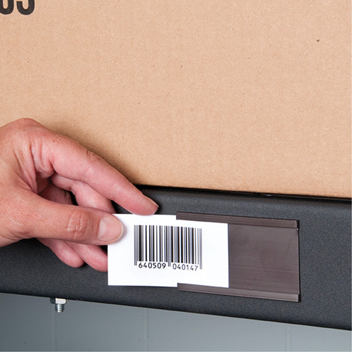 Card Holder, Magnetic, 600" L x 2" W D. Morneault & Fils