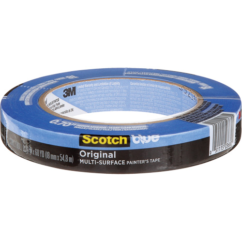Ruban de peintre multi-surface ScotchBlue Original 2090, 18 mm (3/4") x 54,8 m (180'), Bleu D. Morneault & Fils