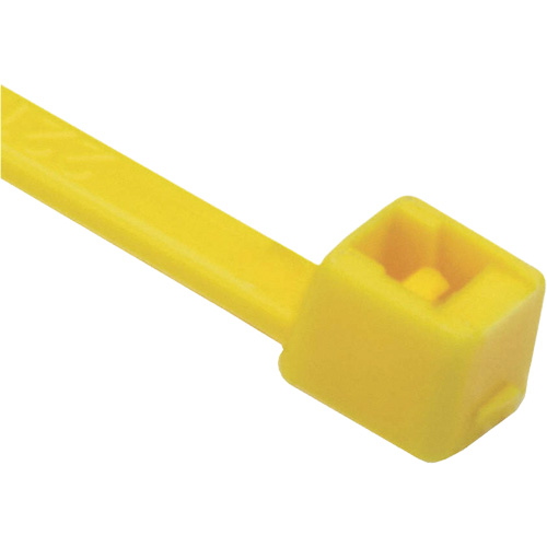 T Series Cable Ties, 8" Long, 50 lbs. Tensile Strength, Yellow D. Morneault & Fils