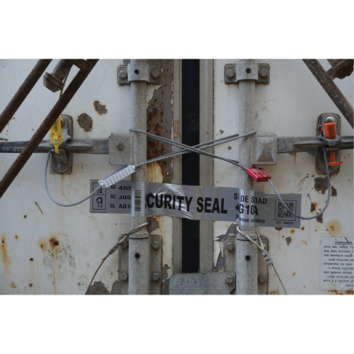 High Security Security Seal, 12", Metal, Cable Seal D. Morneault & Fils