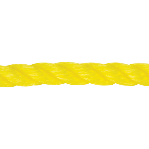 1/2" Braided Yellow Rope, Polypropylene, 335' D. Morneault & Fils