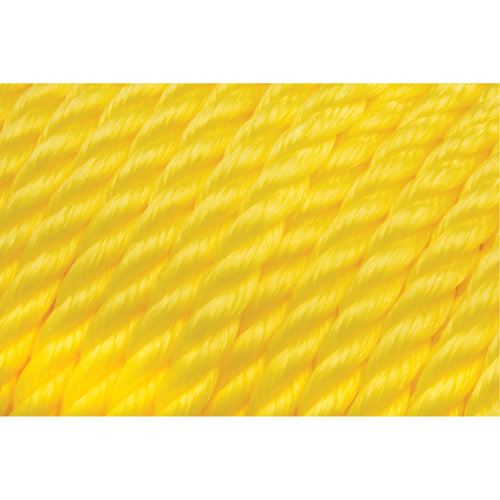 1/2" Braided Yellow Rope, Polypropylene, 335' D. Morneault & Fils