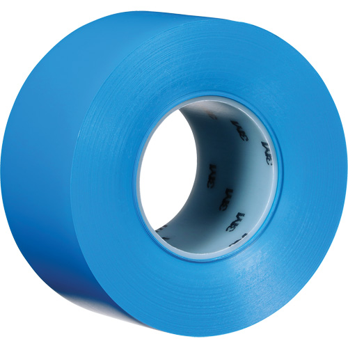 Ruban de marquage de planchers durable 971, 3" x 108', Vinyle, Bleu D. Morneault & Fils