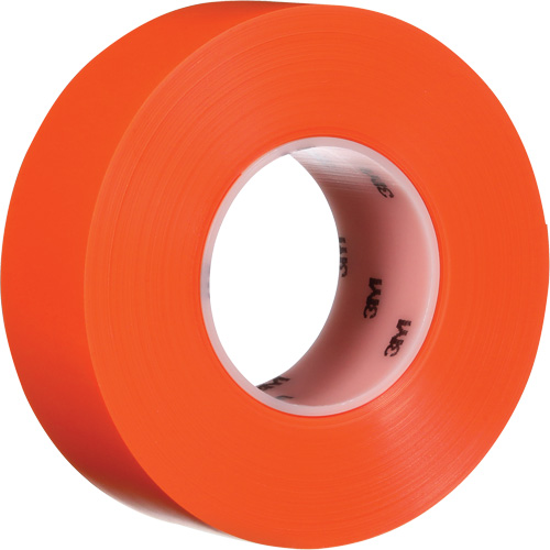 Durable Floor Marking Tape 971, 2" x 108', Vinyl, Orange D. Morneault & Fils