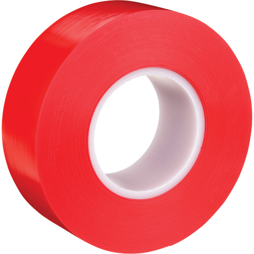 Durable Floor Marking Tape 971, 2" x 108', Vinyl, Red D. Morneault & Fils