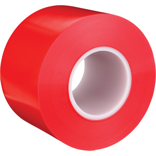 Ruban de marquage de planchers durable 971, 4" x 108', Vinyle, Rouge D. Morneault & Fils