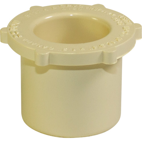 R&eacute;duction m&acirc;le-femelle pour tuyau Flowguard Gold, 3/4" x 1/2", Chantepleure x noeud, PVC-C D. Morneault & Fils