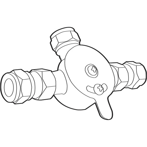 Commercial Mixing Valve with Check Valves D. Morneault & Fils