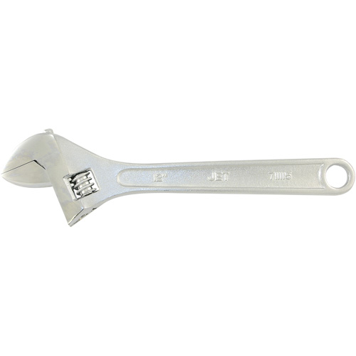 AW-12 Adjustable Wrench, 12" L, 1-1/2" Max Width, Chrome D. Morneault & Fils