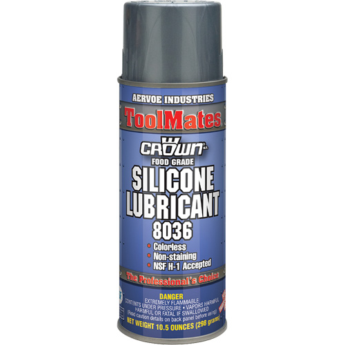 Food Grade Silicone Lube, Aerosol Can D. Morneault & Fils