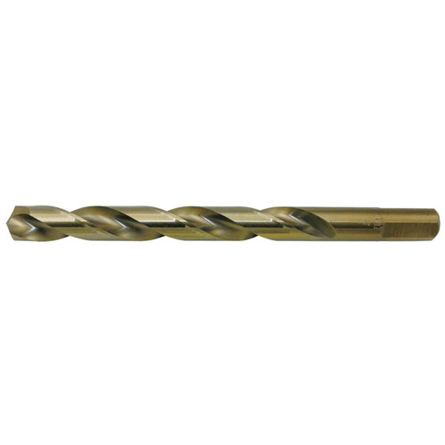 JET-KUT&reg; Gold Super Premium M2 Jobber Drill Bit, High Speed Steel, 25/64", 135° Point Angle D. Morneault & Fils