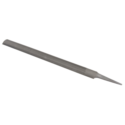 Lime pour pipeline, Demi-ronde, 14" l, Coupe B&acirc;tarde D. Morneault & Fils