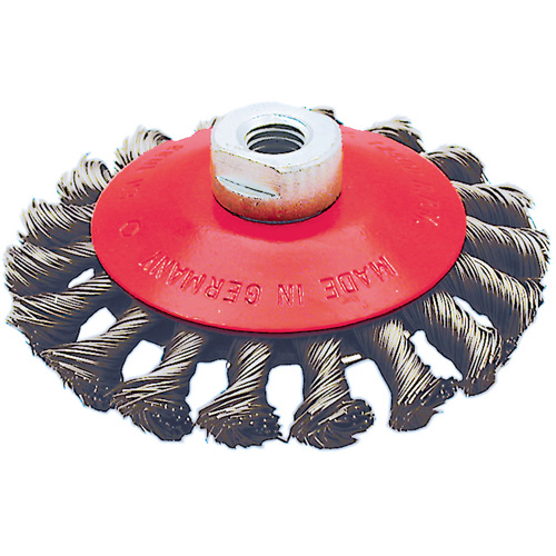 BK4520T Roue conique torsad&eacute;e &agrave; nuds, Dia. 4-1/2", Fils 0,02", Arbre 5/8"-11 D. Morneault & Fils