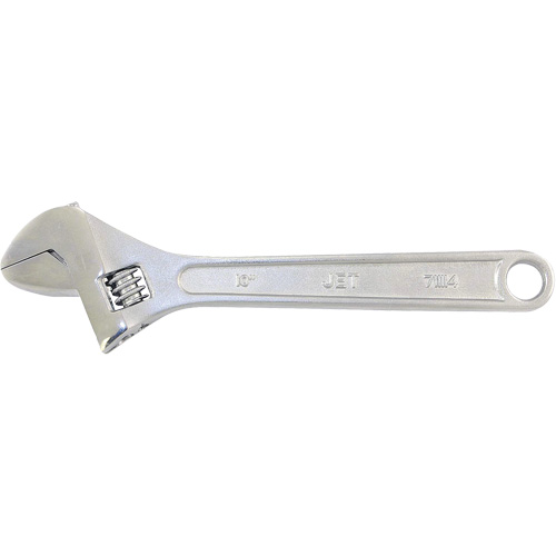 AW-10 Adjustable Wrench, 10" L, 1-1/4" Max Width, Chrome D. Morneault & Fils