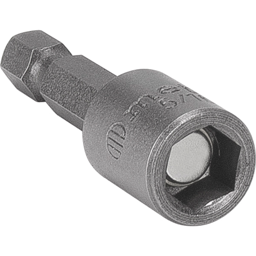 Tourne-&eacute;crou, Embout 5/16", Prise 1/4", 1-5/8" lo, Magn&eacute;tique D. Morneault & Fils