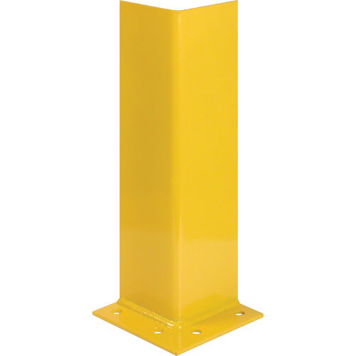 Upright Protectors, Steel, 7" W x 7" D x 12" H, Safety Yellow D. Morneault & Fils