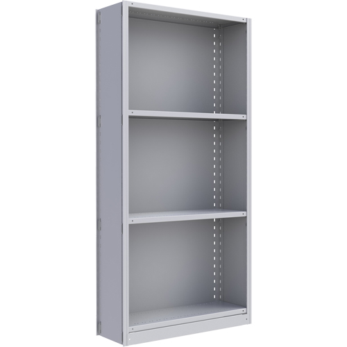 Interlok Shelving Unit, Steel, Boltless, 800 lbs. Capacity, 36" W x 76" H x 24" D D. Morneault & Fils
