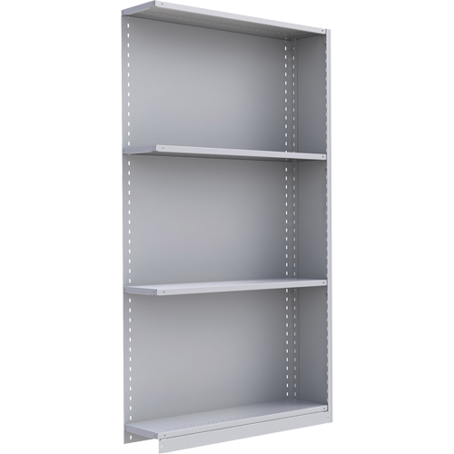 Interlok Shelving Unit, Steel, Boltless, 450 lbs. Capacity, 48" W x 88" H x 24" D D. Morneault & Fils
