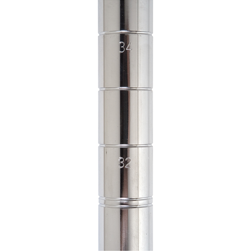 Montant pour &eacute;tag&egrave;res robustes en treillis chromat&eacute;, 54" ha D. Morneault & Fils