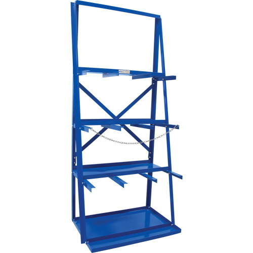 Bar Storage Rack, Vertical, 3 Levels, 36" W x 24" D x 84" H, 3000 lbs. Cap. D. Morneault & Fils