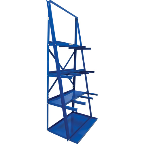 Bar Storage Rack, Vertical, 3 Levels, 36" W x 24" D x 84" H, 3000 lbs. Cap. D. Morneault & Fils