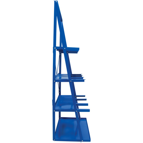 Bar Storage Rack, Vertical, 3 Levels, 36" W x 24" D x 84" H, 3000 lbs. Cap. D. Morneault & Fils