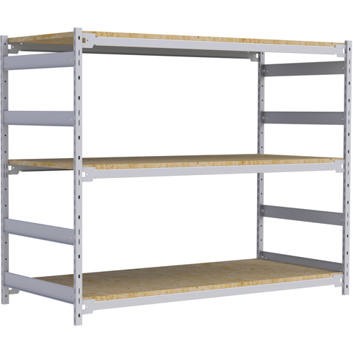 &eacute;tag&egrave;re-classeur de grande largeur, Acier, 3 Tablettes, 72" la x 32" p x 60" h D. Morneault & Fils
