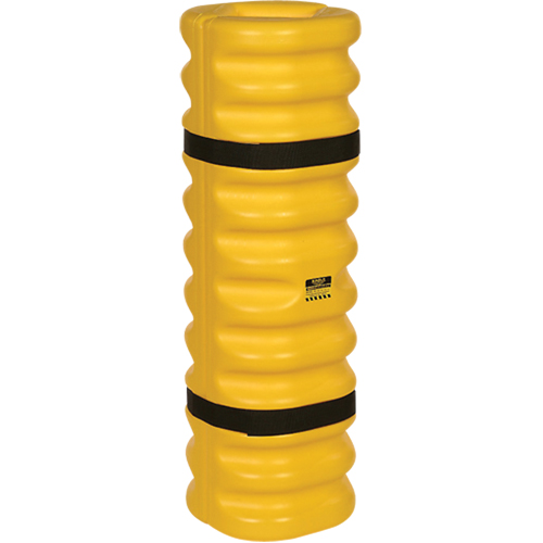Column Protector, 4" x 6" Inside Opening, 13" L x 13" W x 42" H, Yellow D. Morneault & Fils