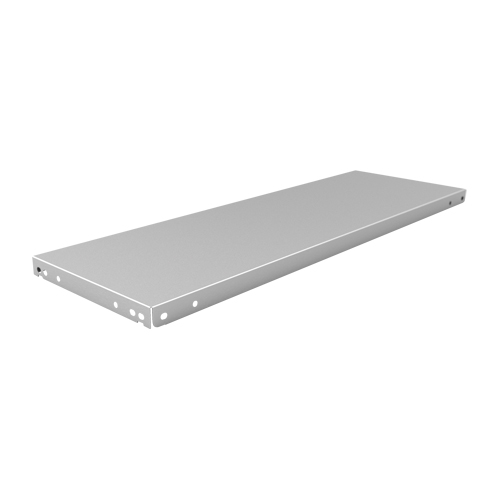 Slotted Angle Shelf, Galvanized Steel, 48" W x 12" D D. Morneault & Fils