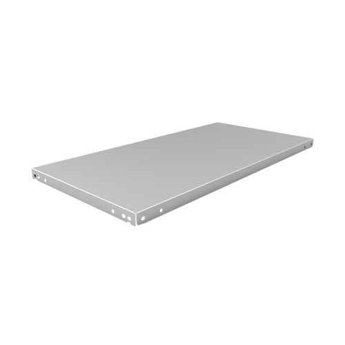 Slotted Angle Shelf, Galvanized Steel, 48" W x 18" D D. Morneault & Fils