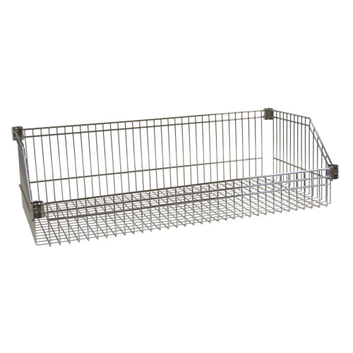Wire Basket Shelf, 18" W x 36" D, 400 lbs. Capacity D. Morneault & Fils
