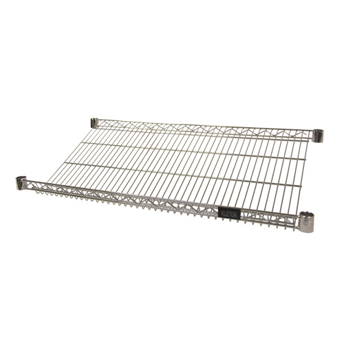 Wire Slanted Shelf, 18" W x 36" D, 400 lbs. Capacity D. Morneault & Fils