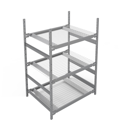 &eacute;tag&egrave;re de grande largeur, Acier, Sans boulons, Capacit&eacute; 1340 lb, 42" la x 60" h x 32" p D. Morneault & Fils