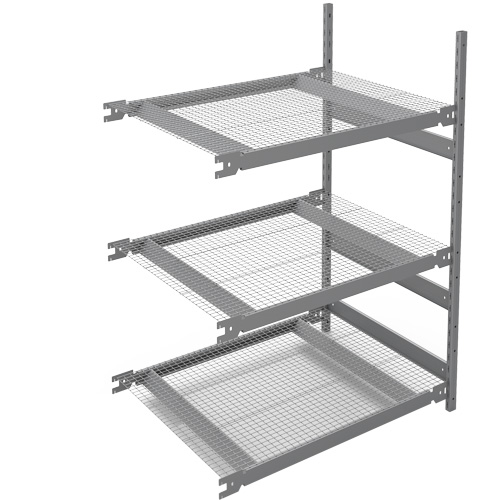 &eacute;tag&egrave;re de grande largeur, Acier, Sans boulons, Capacit&eacute; 1340 lb, 42" la x 60" h x 32" p D. Morneault & Fils