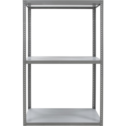 Heavy-Duty Shelving, Steel, Bolted, 3000 lbs. Capacity, 36" W x 72" H x 18" D D. Morneault & Fils
