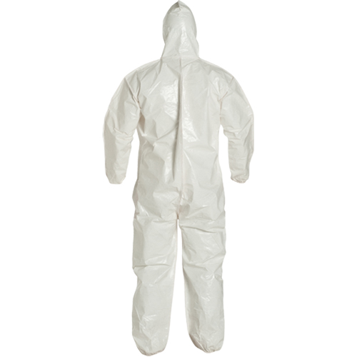 Tychem&reg; 4000 Coveralls, Large, White D. Morneault & Fils