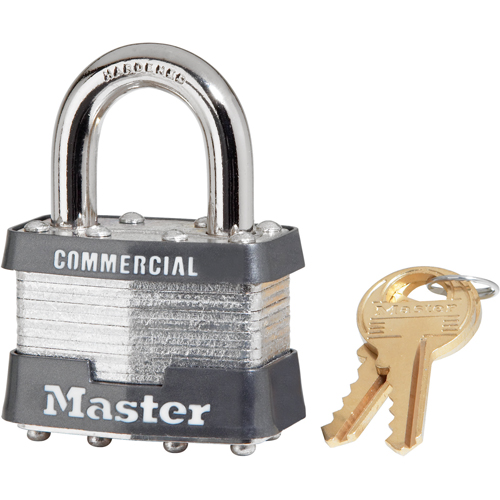 Commercial Locks - No. 1KA, Keyed Alike, Laminated Steel, 1-3/4" Width D. Morneault & Fils