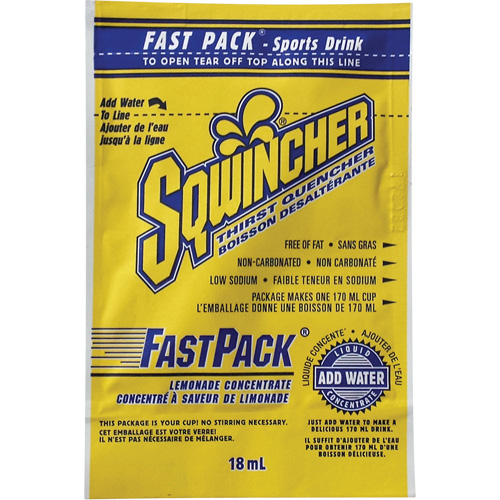 Sqwincher&reg; Rehydration Drink Fast Pack&reg;, Single Serve, Lemonade D. Morneault & Fils