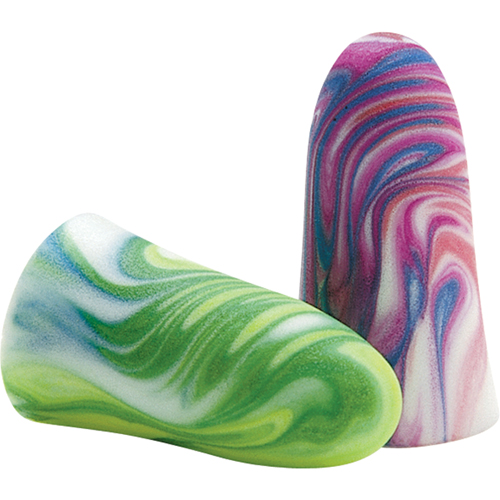 SparkPlugs&reg; Multi-Coloured Foam Earplugs, Bulk - Box D. Morneault & Fils